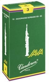 Vandoren трости для саксофона сопрано JAVA (2 1/2) (10 шт. в пачке) SR3025