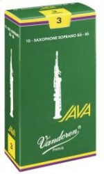 Vandoren трости для саксофона сопрано JAVA (3 1/2) (10 шт. в пачке) SR3035