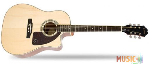 Epiphone AJ-220SCE Solid Top Ac/Electric Natural