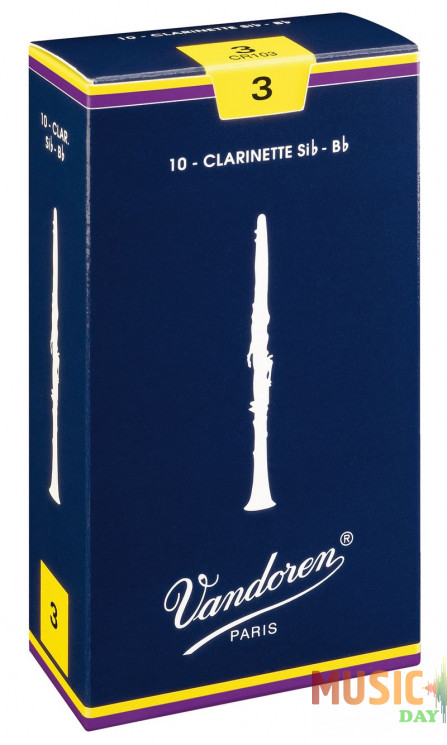 Vandoren трости для кларнета Bb (1) (10 шт. в синей пачке) CR101