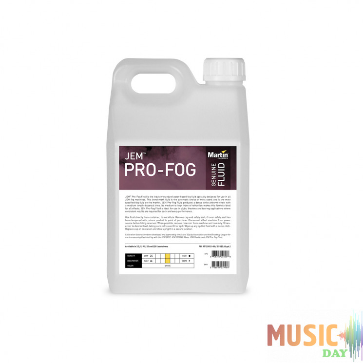 MARTIN JEM Pro-Fog Fluid, 2.5L